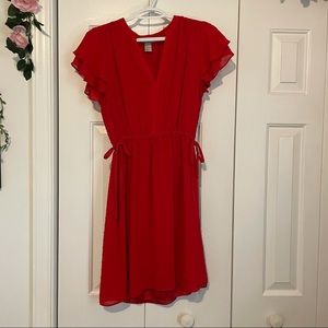 Red Midi Dress